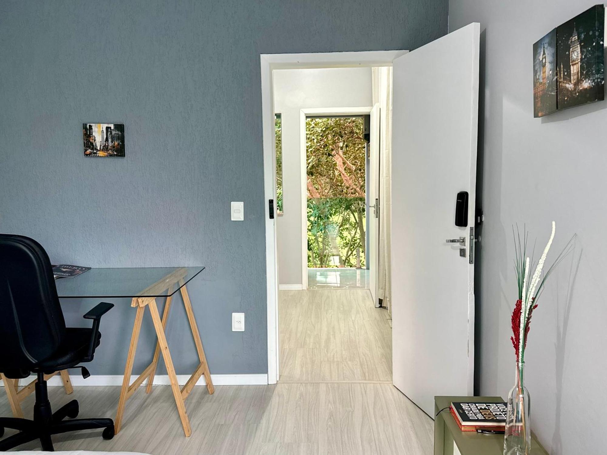 Quarto Confortavel Com Tv, Ar E Sacada Vista Jardim Florianópolis Eksteriør bilde